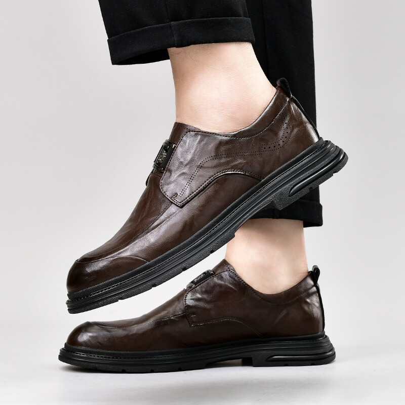 Туфли мужские Men"s Casual Men Low-Top G5, коричневый — фото 4