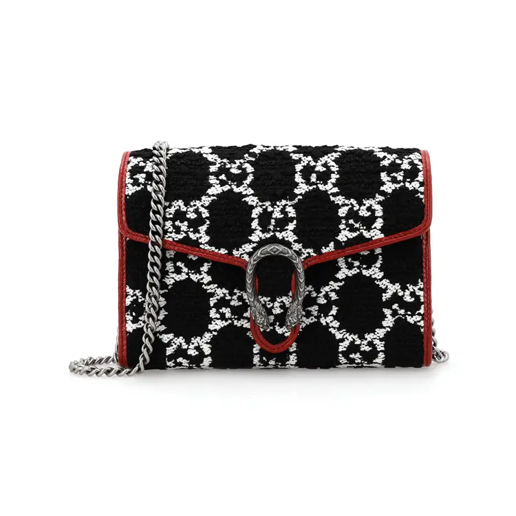 Женская сумка Gucci Dionysus из канваса с кожаными деталями — фото 3