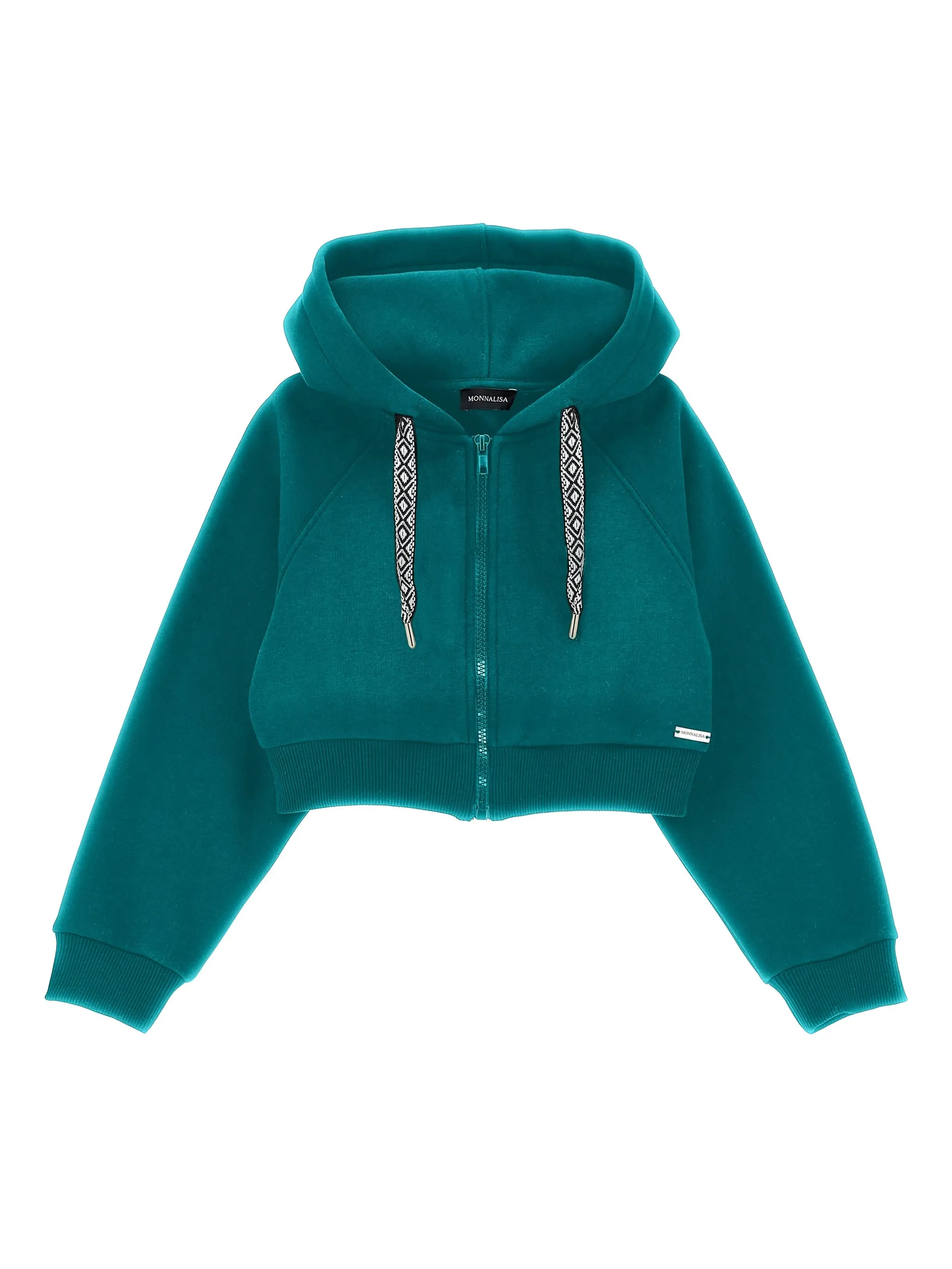 

Худи на молнии Monnalisa, зеленый