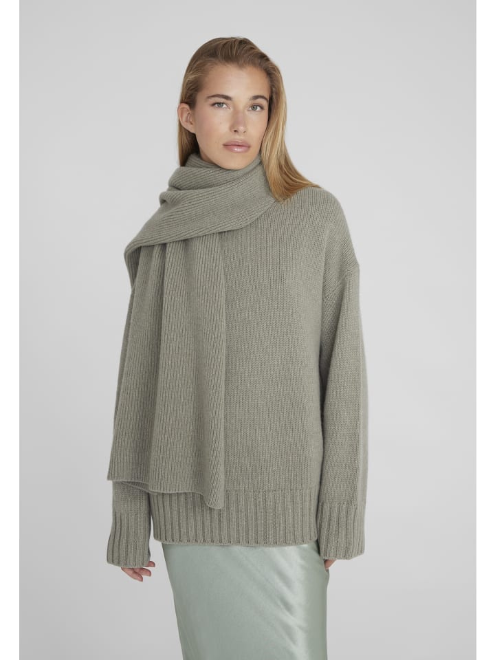 

Style Republic Женский шарф большого размера, смесь кашемира и шерсти, оливкового цвета