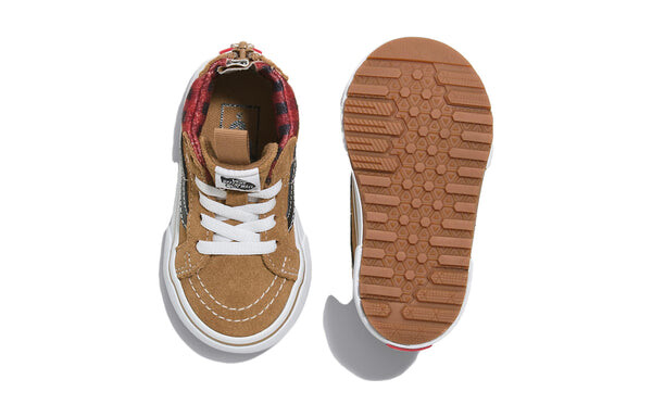 Кроссовки sk8-hi zip mte-1 'plaid brown black' Vans, коричневый — фото 3