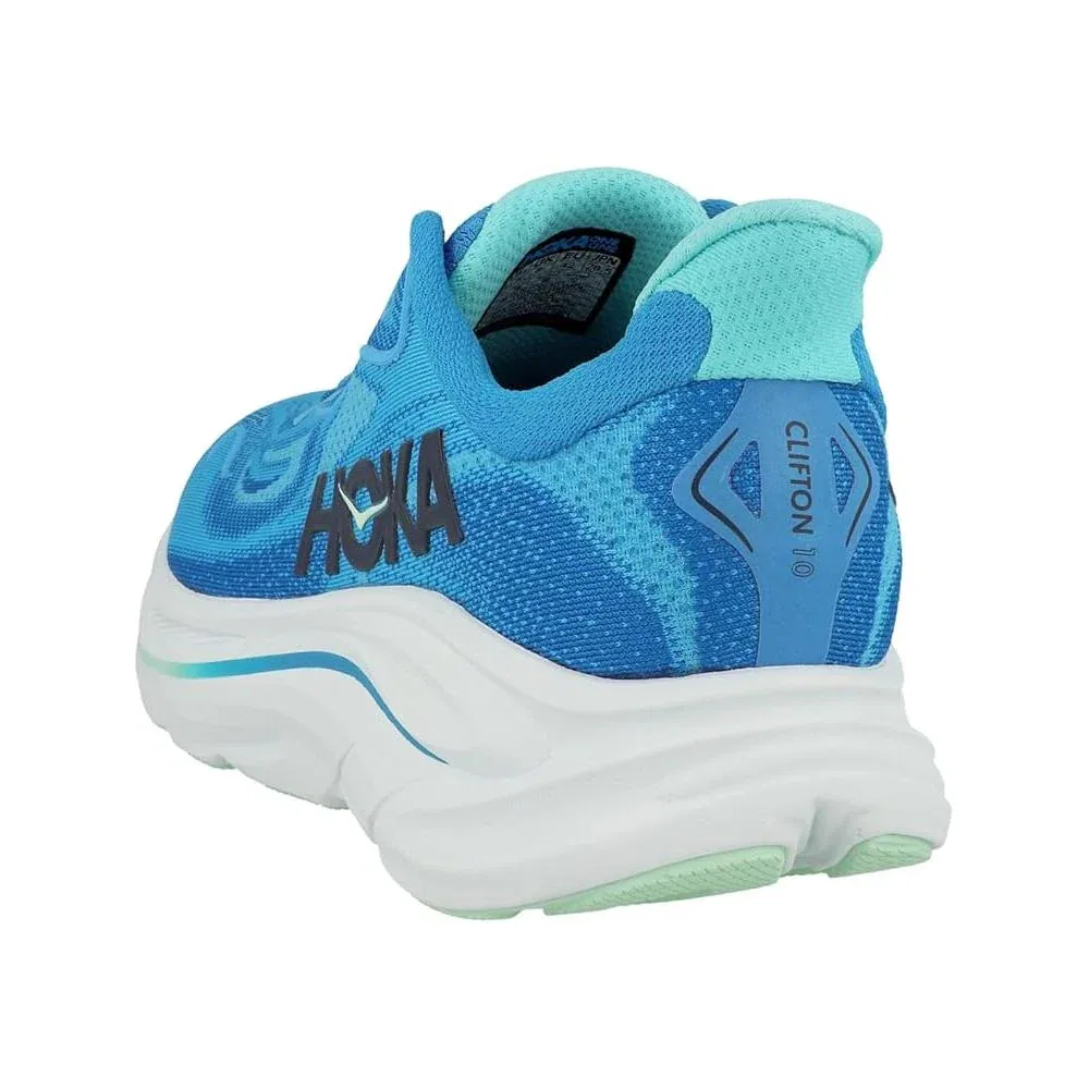 Мужские беговые кроссовки Hoka One Clifton 10 для бега по шоссе - синие/голубые — фото 3