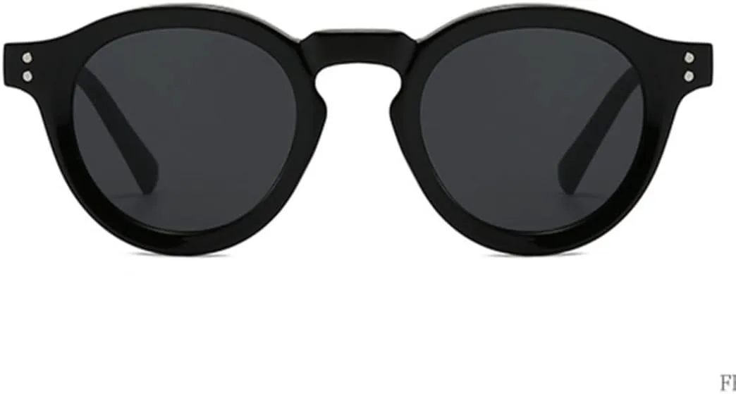 

Солнцезащитные очки с защитой UV400 | Ретро круглые линзы конфетных цветов | для женщин и мужчин, для занятий спортом на открытом воздухе и вождения DSVIGF, Teablack