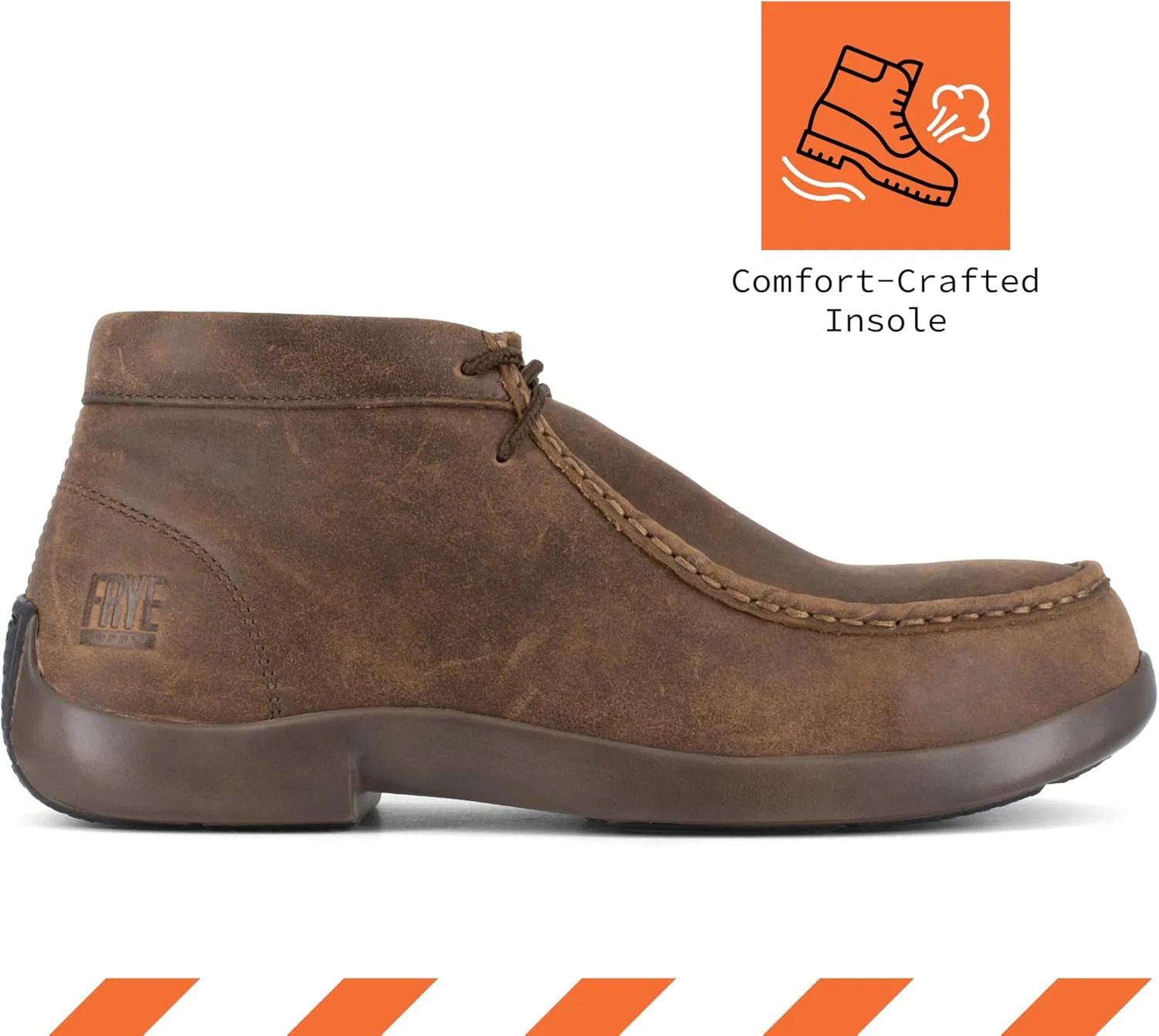 Мужские строительные ботинки Frye Basic, Brown — фото 2
