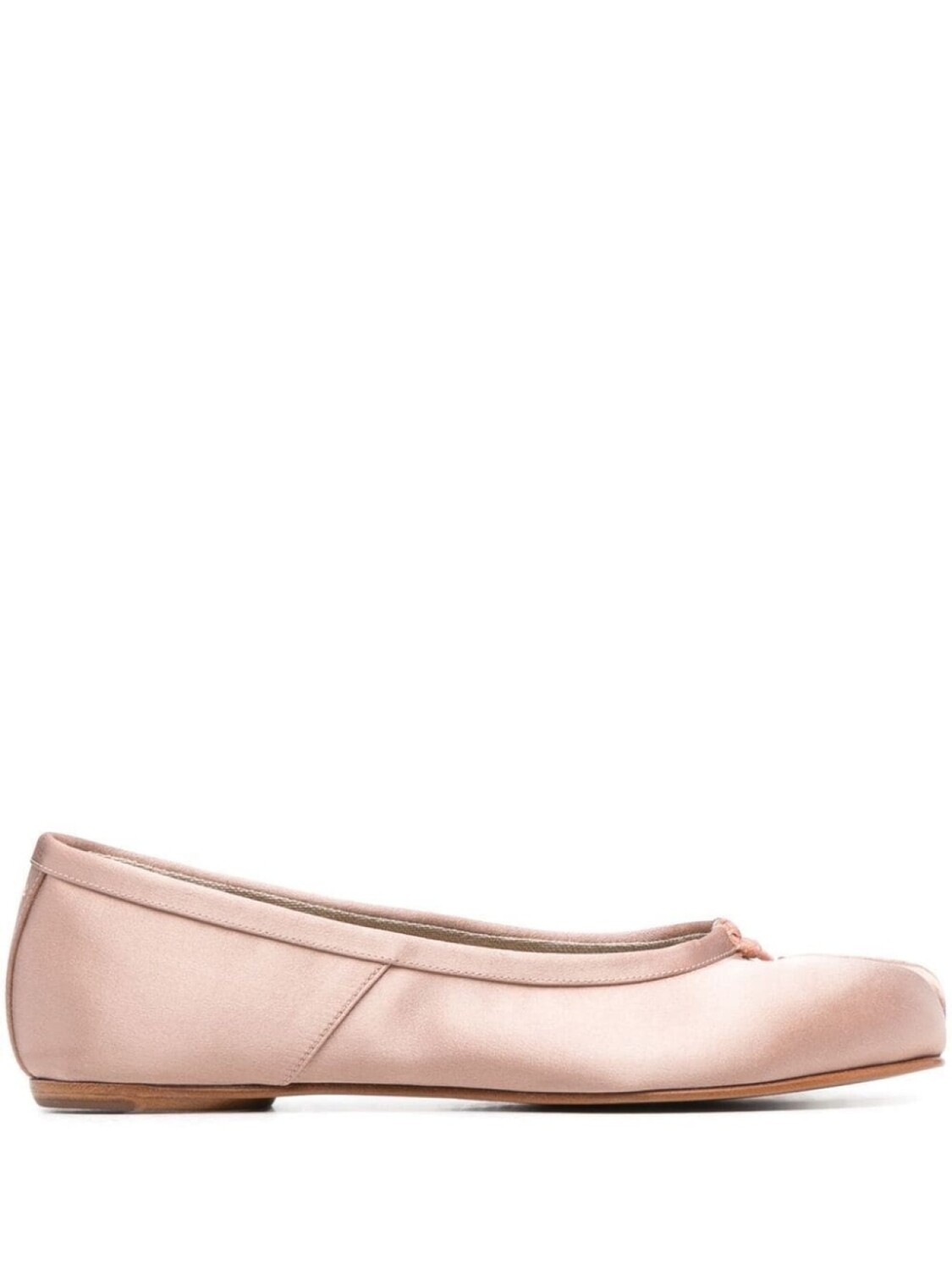 

Maison Margiela атласные балетки Tabi, розовый