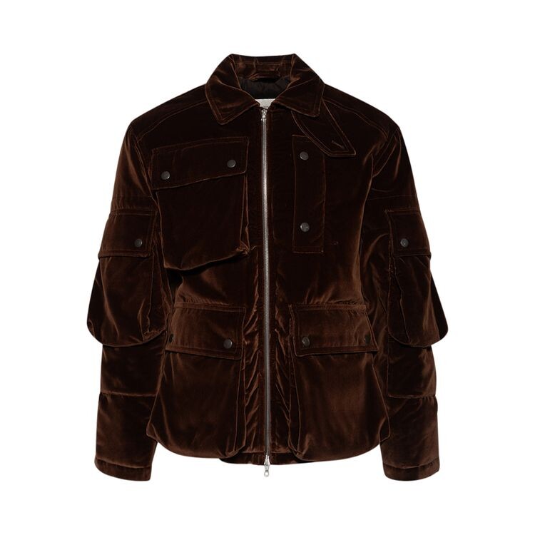 

Куртка Dries Van Noten Vilburn Velvet Jacket Brown, коричневый