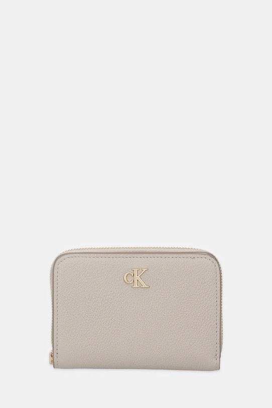 

Кожаный кошелек Calvin Klein, бежевый