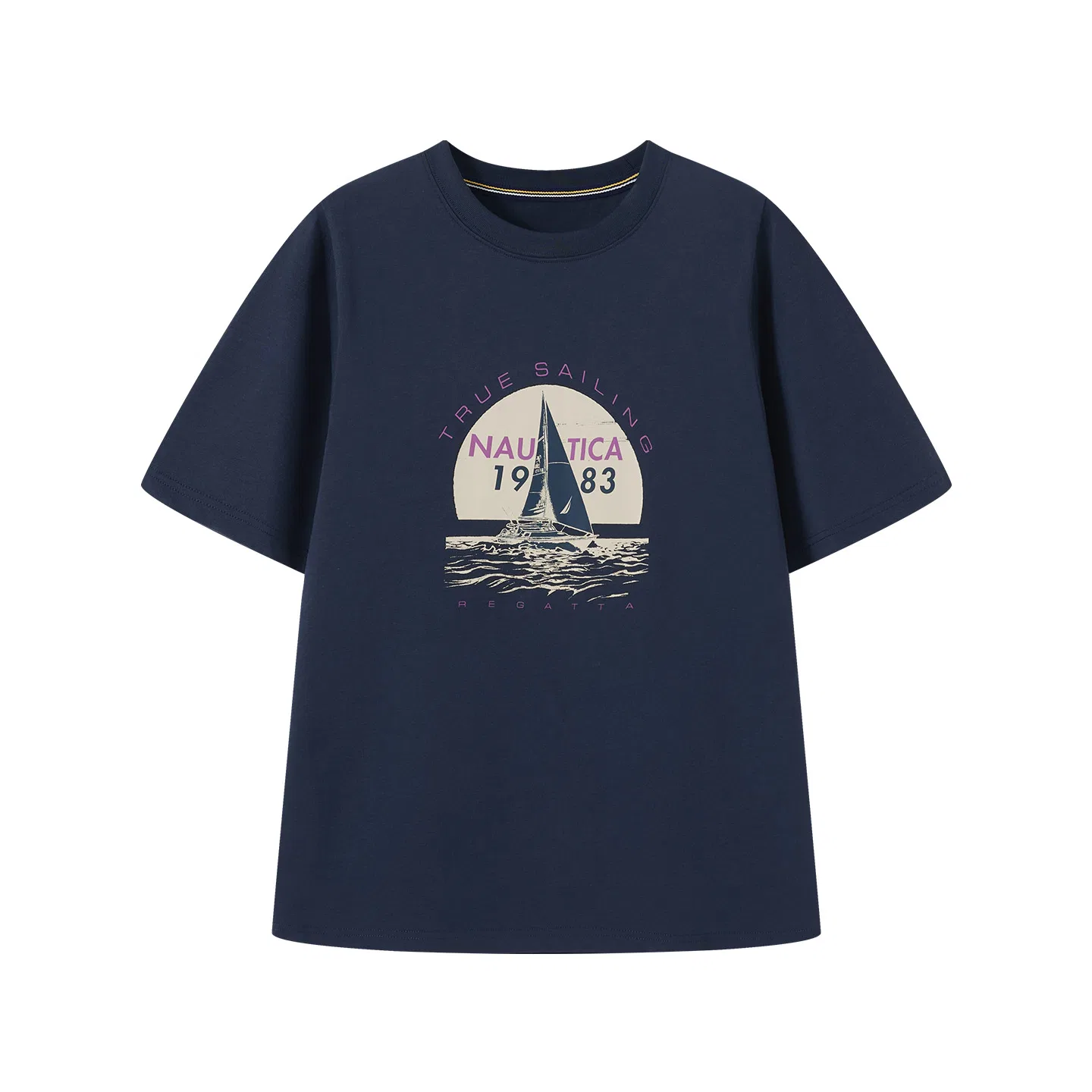 Детская футболка с круглым вырезом NAUTICA, Navy Blue