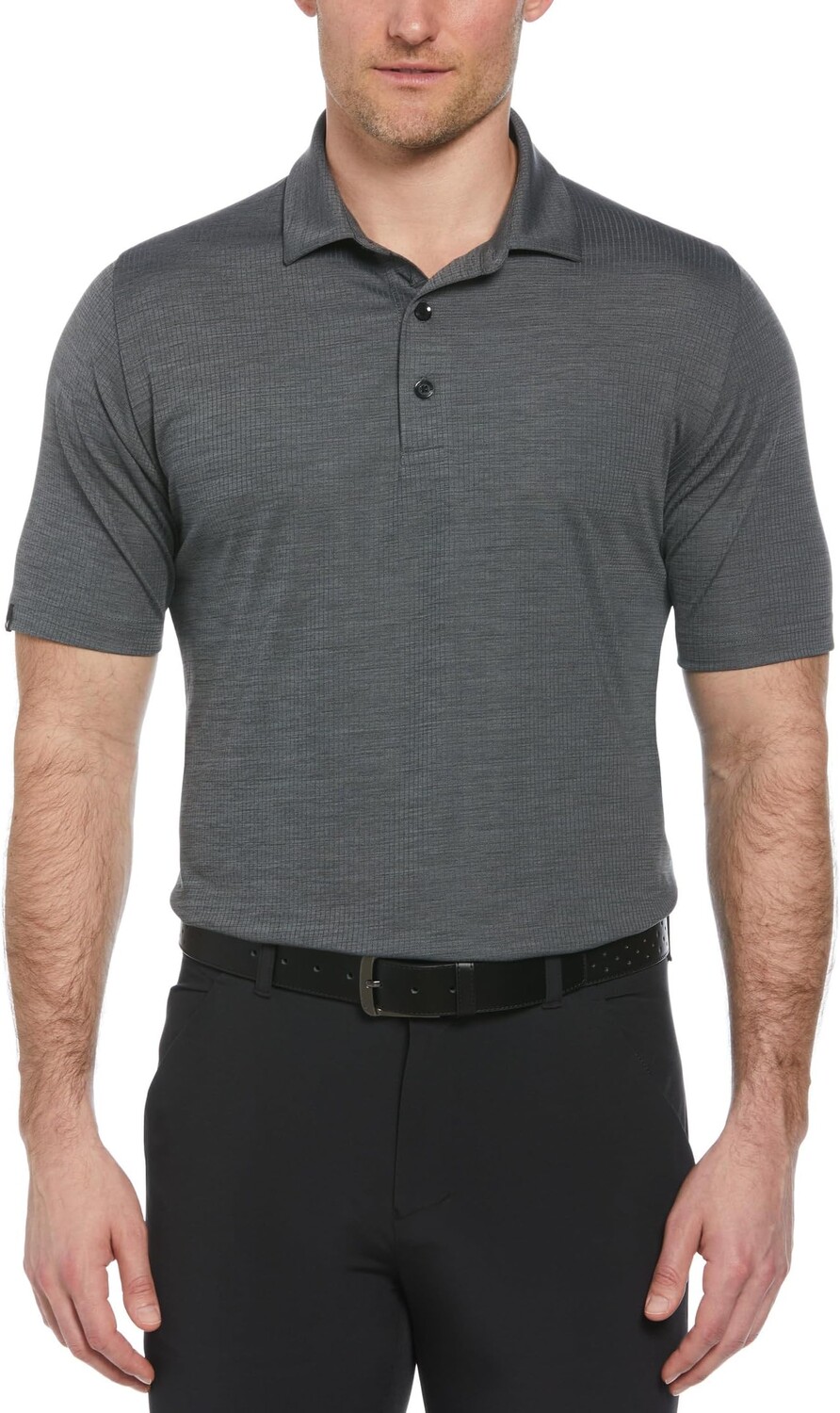 

Поло Callaway Classic Jacquard Short Sleeve Polo, цвет Caviar