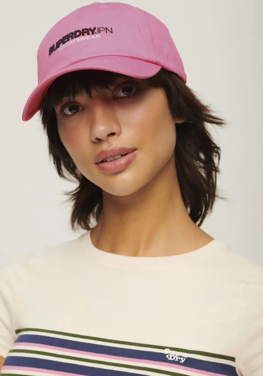 

Бейсболка Superdry "SPORT STYLE BASEBALL CAP", розовый