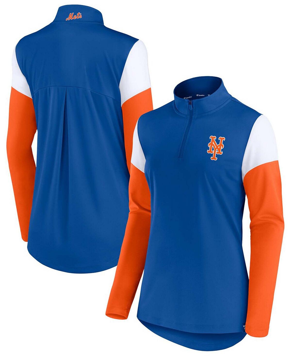 

Женская оранжевая флисовая куртка New York Mets с молнией на четверть Fanatics, Оранжевый, Женская оранжевая флисовая куртка New York Mets с молнией на четверть Fanatics