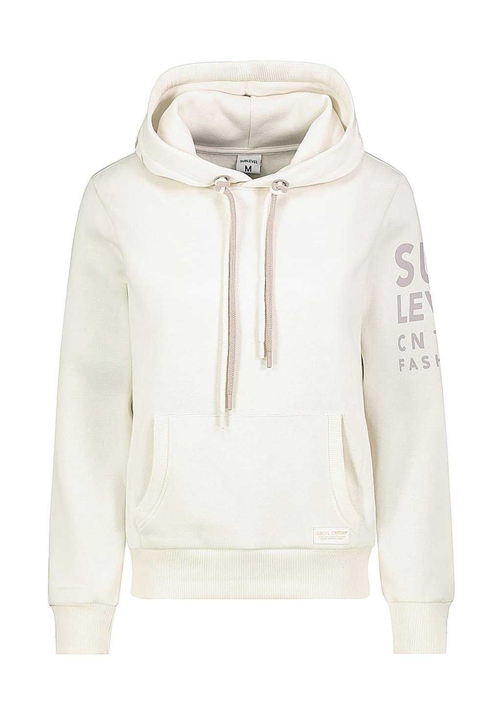

Толстовка MIT KÄNGURUTASCHE UND LOGOPRINT - Hoodie Sublevel, кремовый