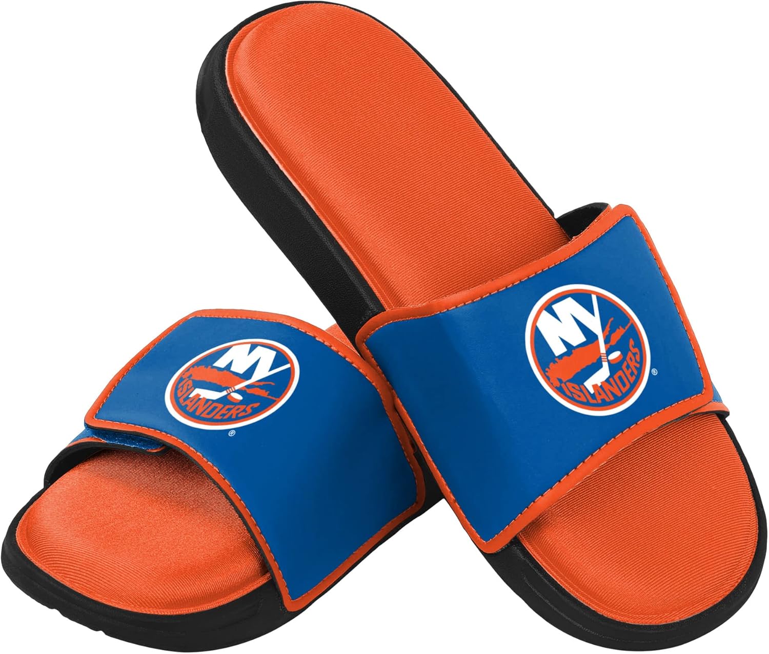 

Мужские шлепанцы с логотипом команды NCAA FOCO для душа и спорта, New York Islanders 13-14 Team Color
