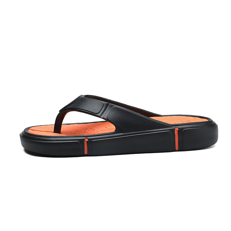 

Мужские шлепанцы BOLE, Black Orange