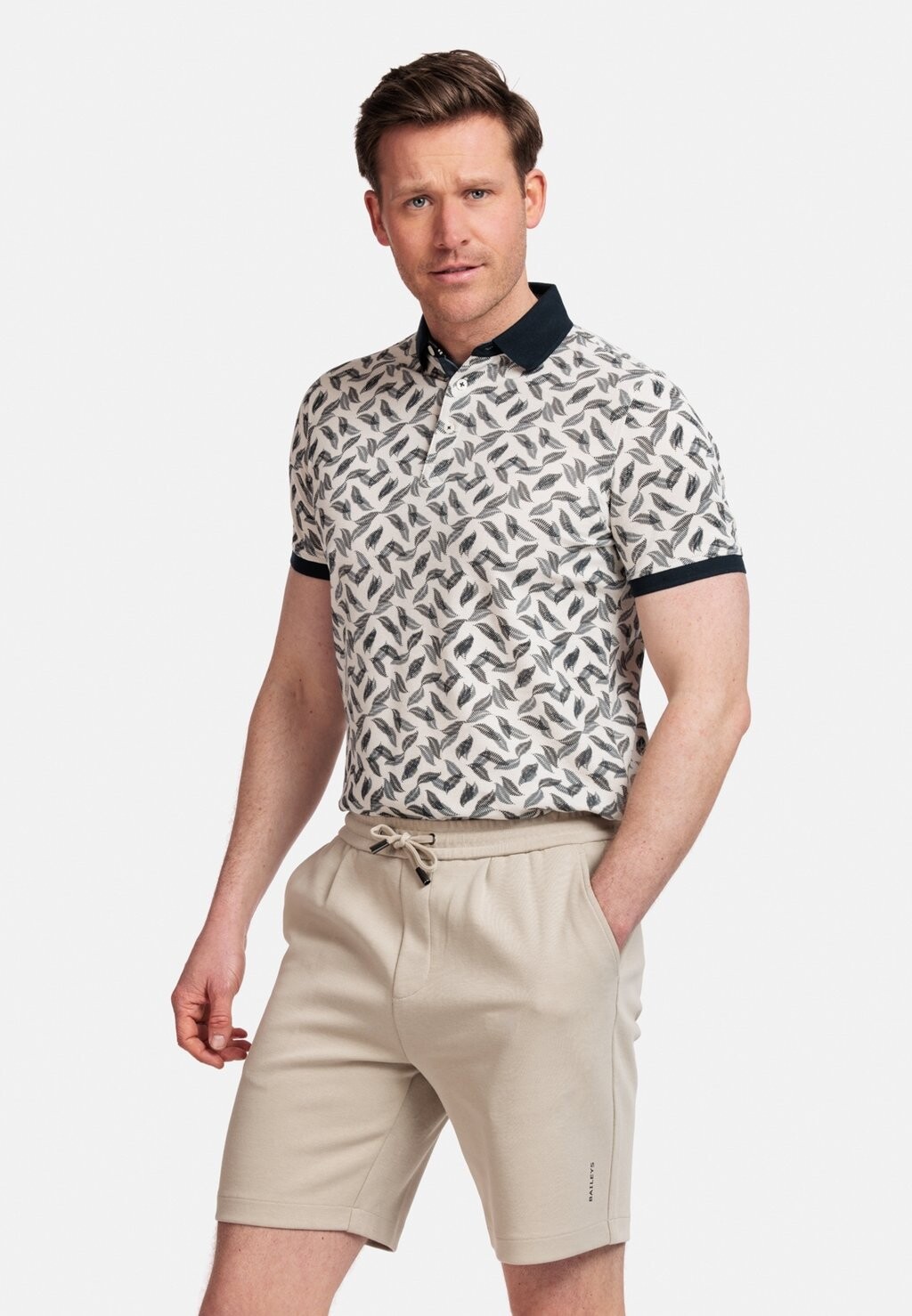 

Рубашка поло Baileys, бежевый