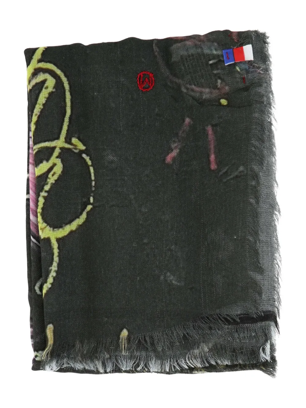 

Шарф Ela Burlesque с бахромой Talking Walls, серый