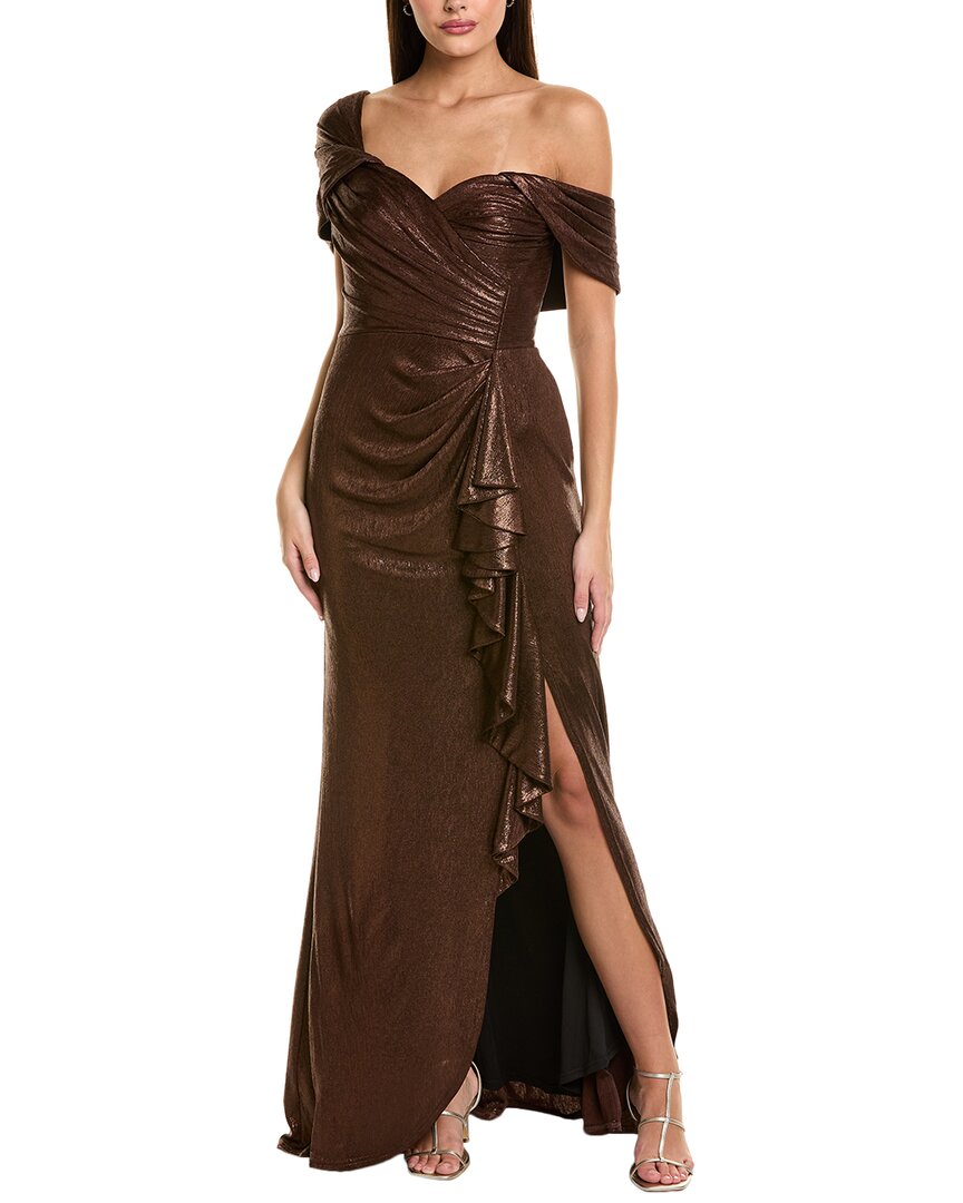 

Платье Tadashi Shoji, коричневый