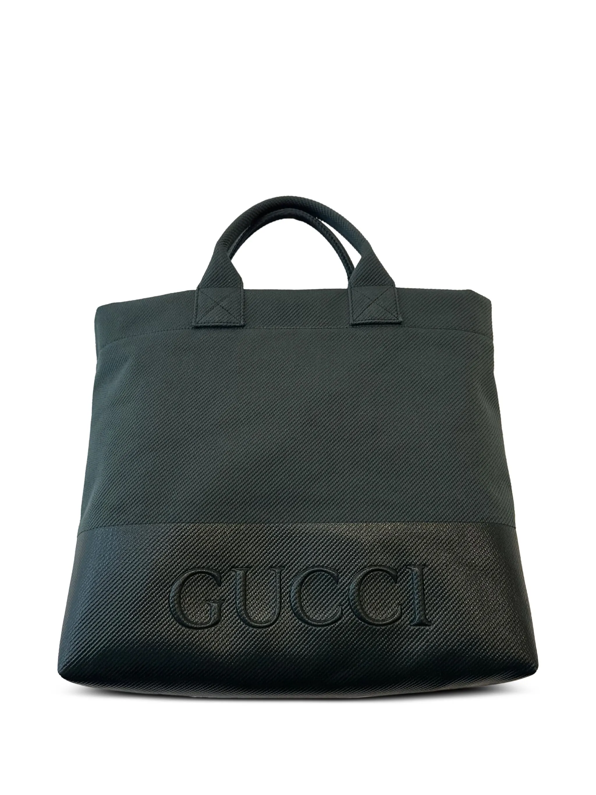 

Сумка-тоут с тисненым логотипом Gucci, зеленый