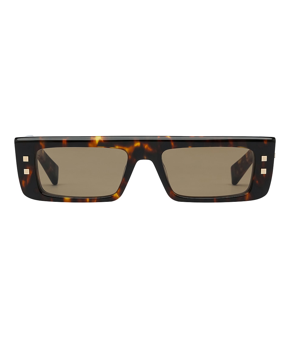 

B-army III Солнцезащитные очки Balmain, Spotted Havana & Dark Brown