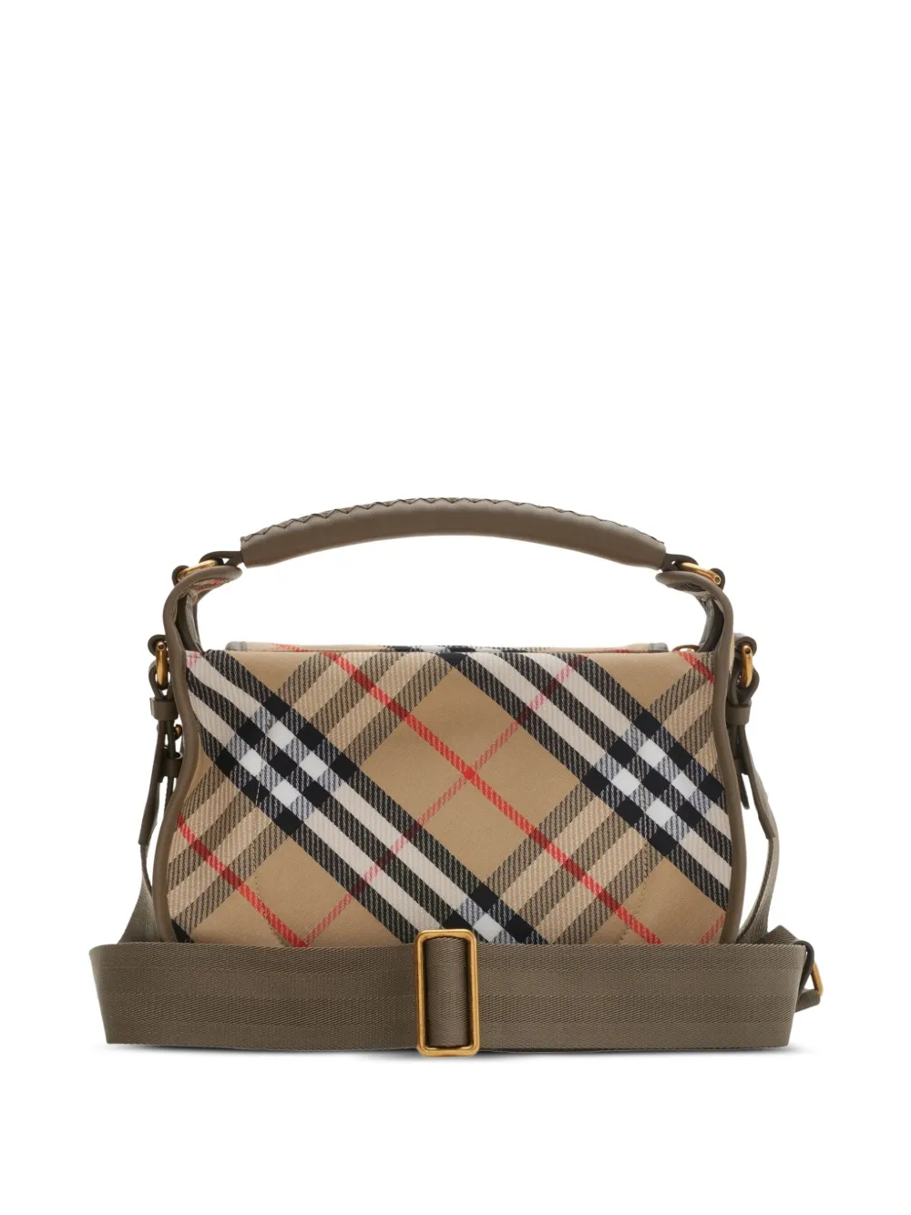 Сумка Burberry B Clip, бежевая — фото 2