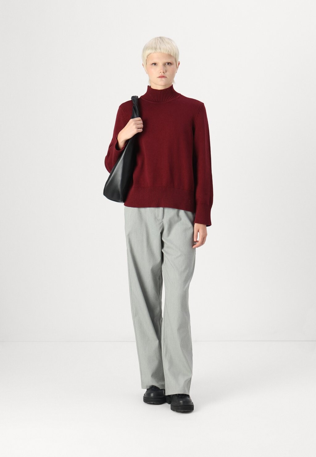 

Джемпер VIKASSIA TURTLE NECK VILA, бордовый