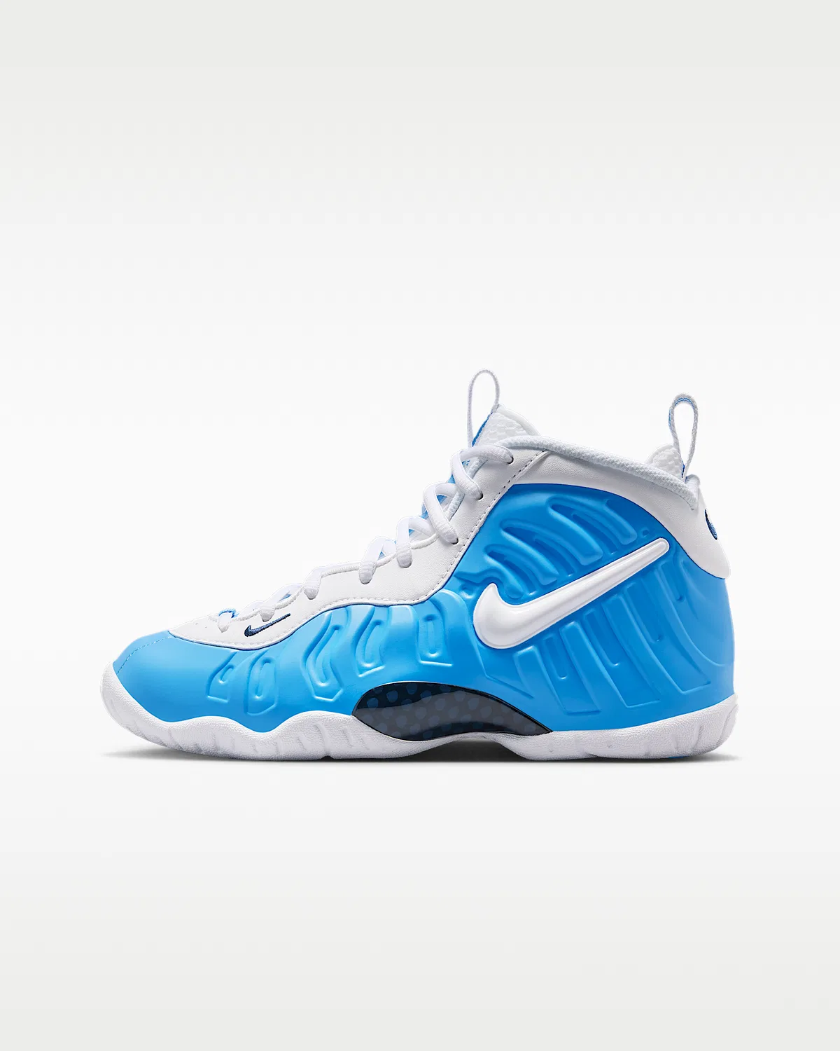Кроссовки Nike Little Posite Pro для детей, University Blue/White/Midnight Navy/White