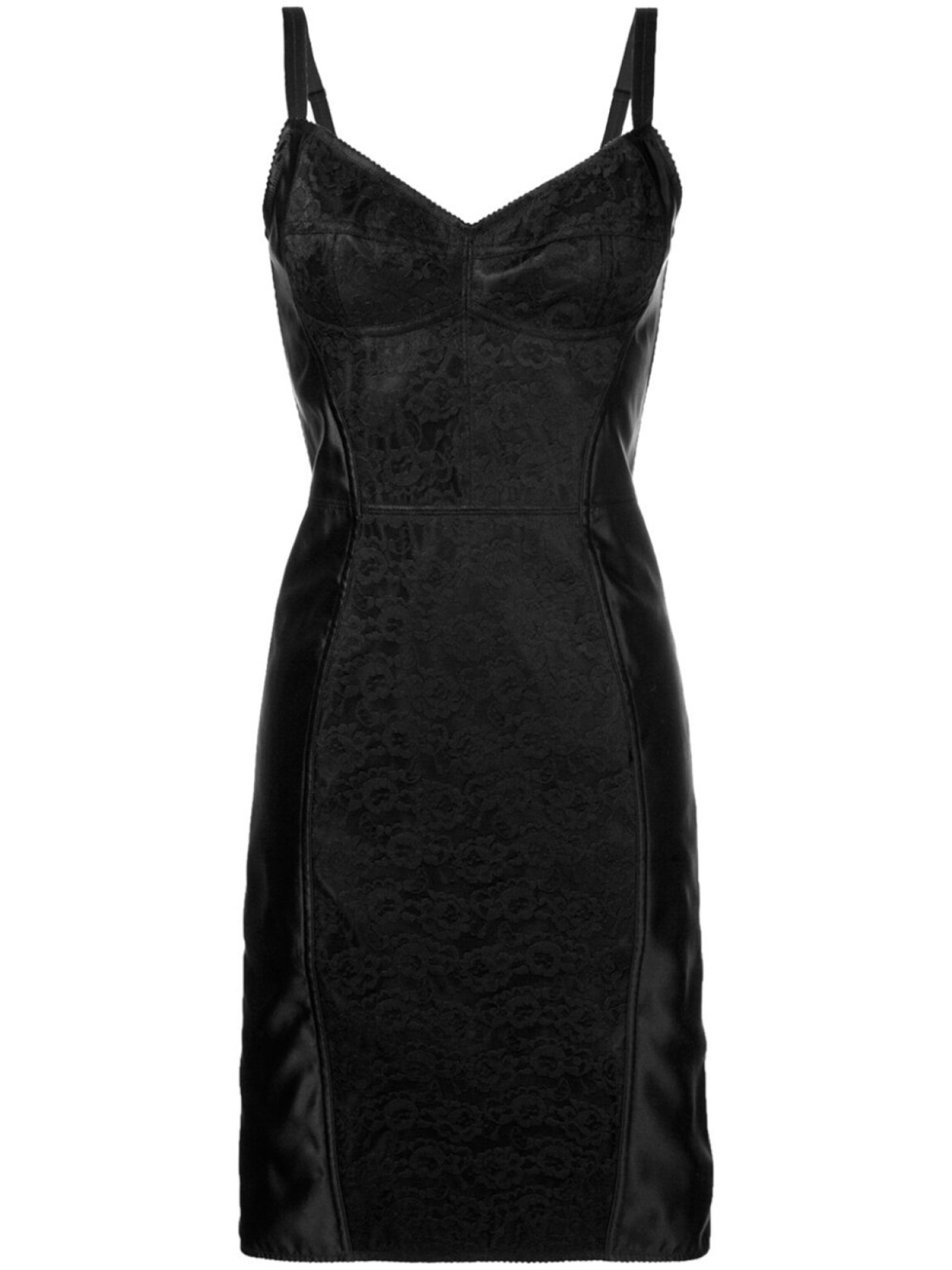 

Корсетное платье-комбинация Dolce & Gabbana, черный