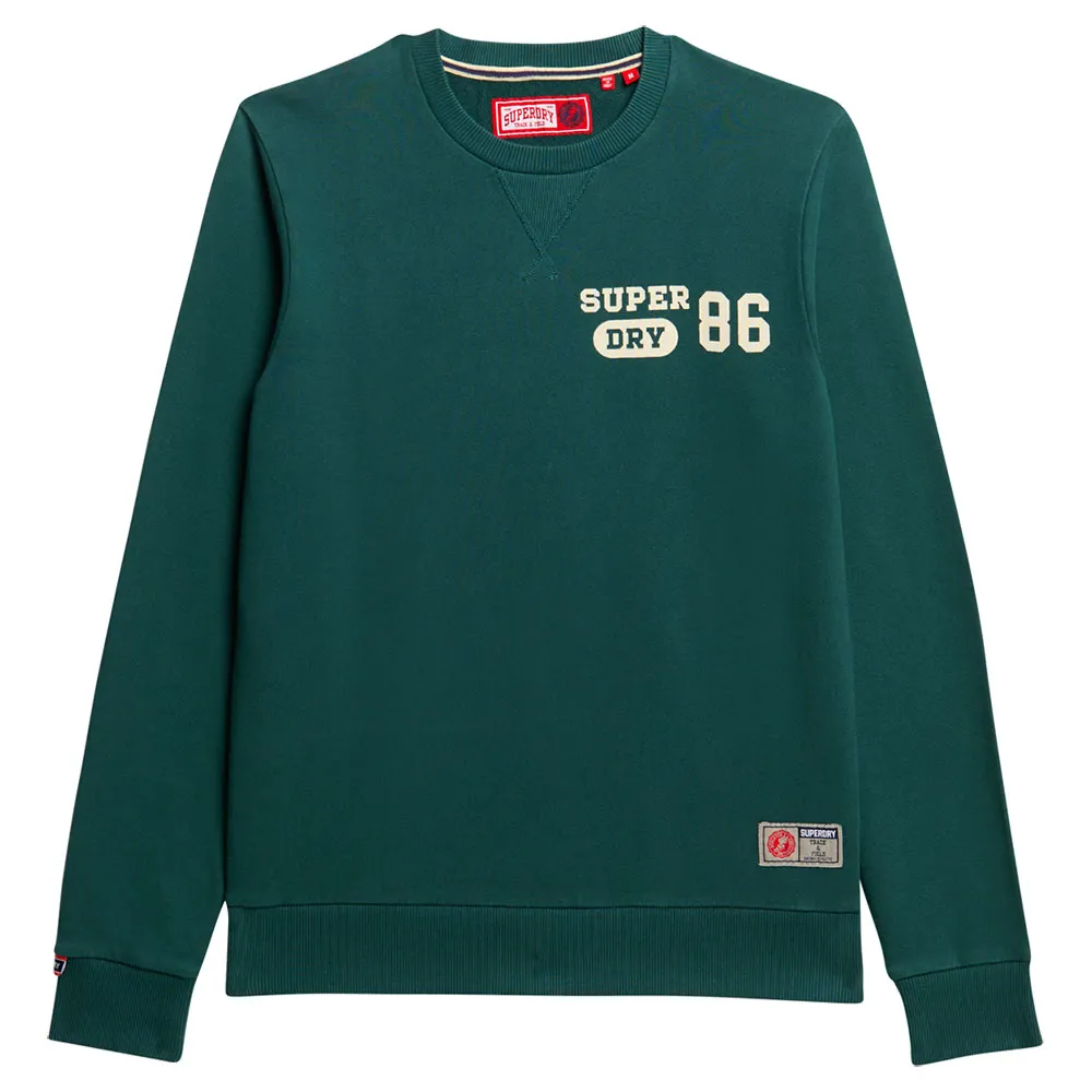 

Толстовка Superdry Athletic Printed, зеленый