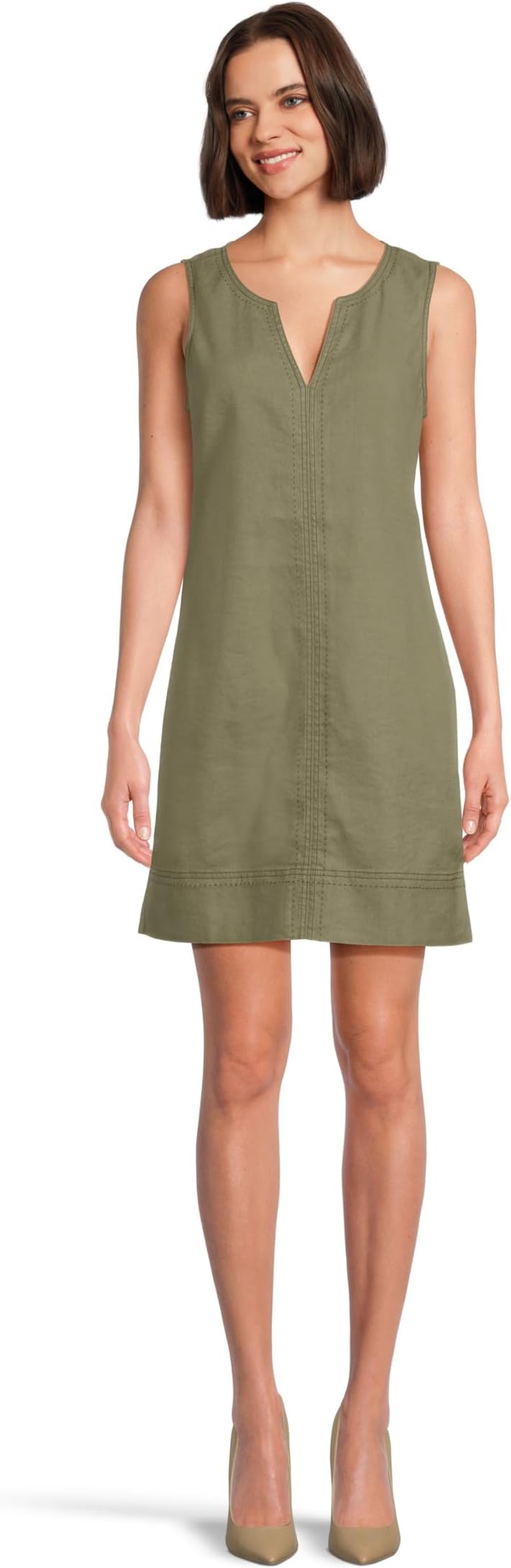 

Платье Tommy Bahama Palm-A-Dora Split Neck Dress, цвет Dark Fern