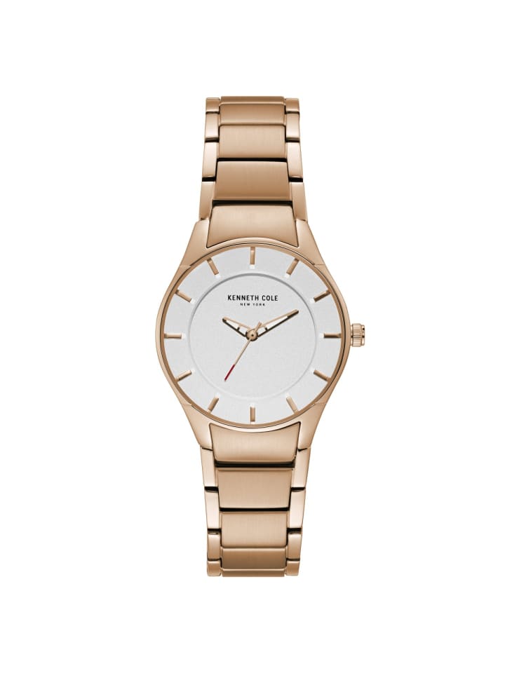 

Kenneth Cole Кварцевые часы KC15201004 в корпусе из розового золота