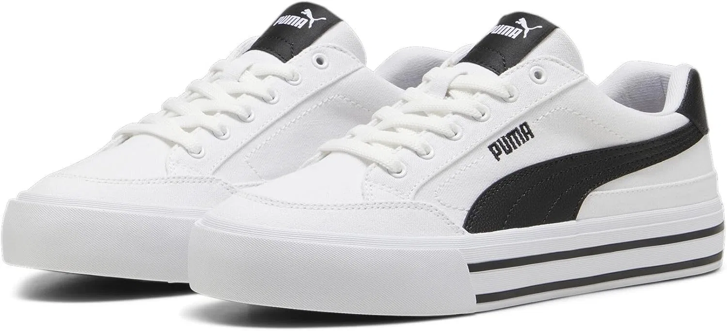 Мужские кроссовки PUMA Court Classic Vulc, White Black — фото 3