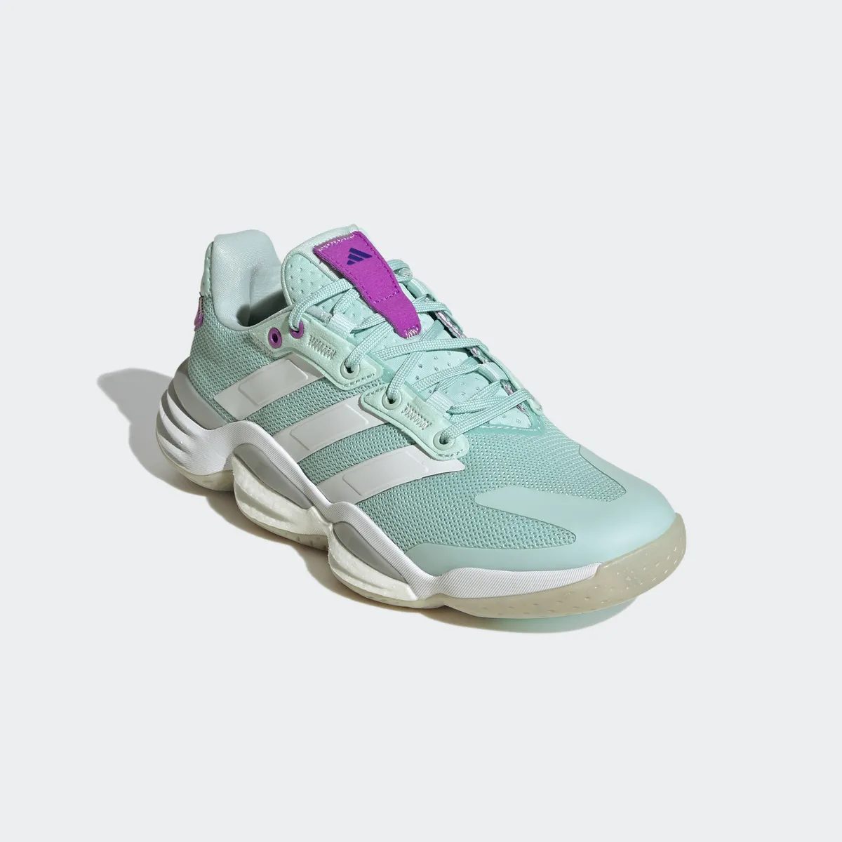 

Кроссовки для гандбола adidas Performance "STABIL 16 INDOOR", цвет Semi Flash Aqua / Cloud White / Purple Burst