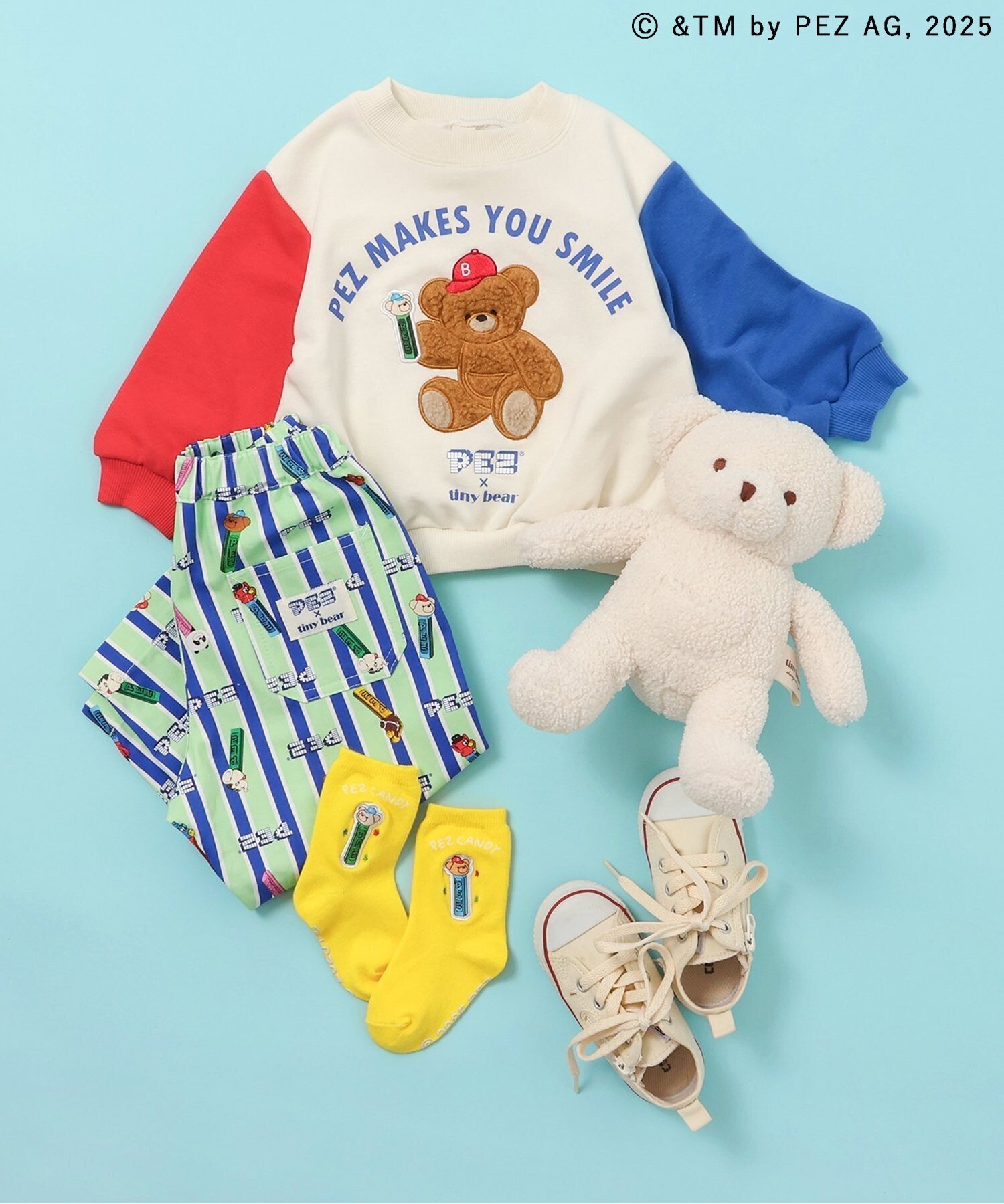 Эксклюзивные носки PEZ*tiny bear для онлайн-продажи Apres les cours, Yellow — фото 3