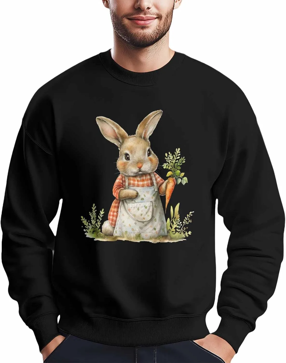 

Bemigo свитшот мужской Easter Rabbit oversized с принтом