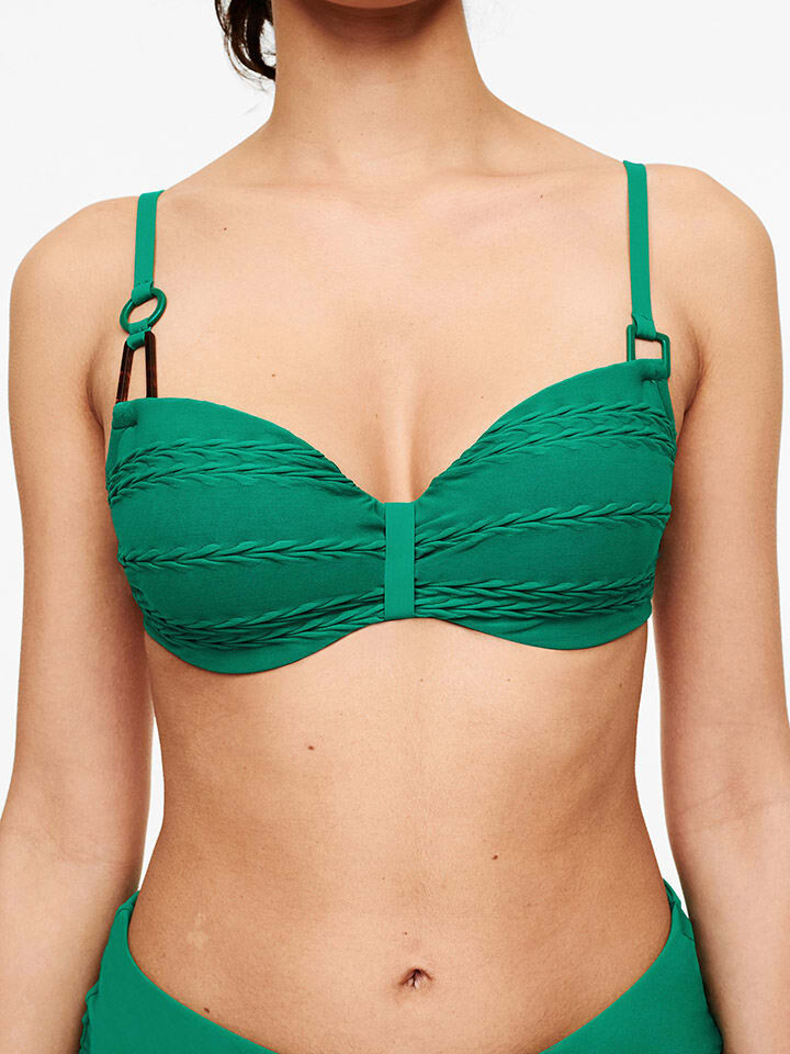 

Верх бикини Chantelle Oberteil, зеленый