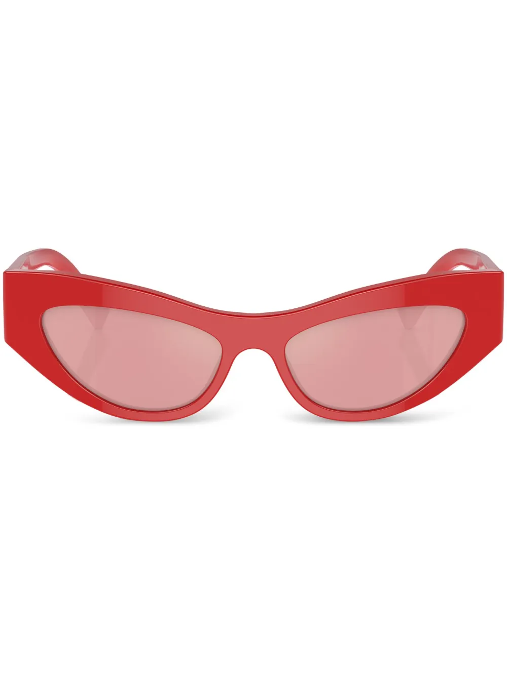 

Солнцезащитные очки в овальной оправе Dolce & Gabbana Eyewear, красный