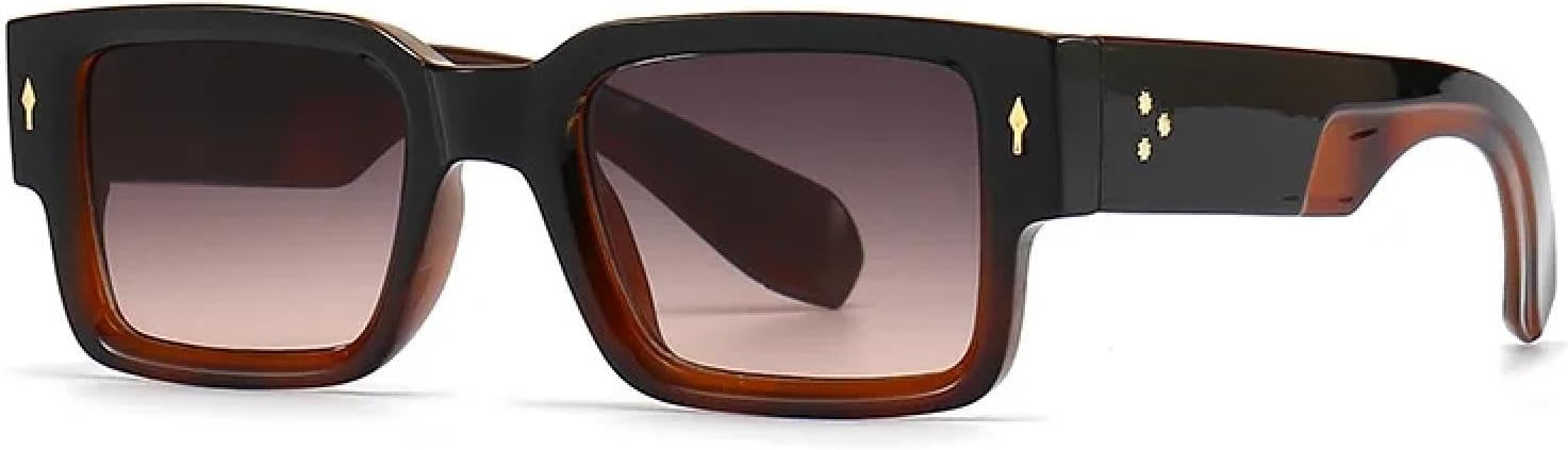 

Роскошные солнцезащитные очки для женщин и мужчин: модные, классические, винтажные, с заклепками, в стиле стимпанк, с защитой от УФ-излучения UV400 TVTBBVV, Black Wine Red