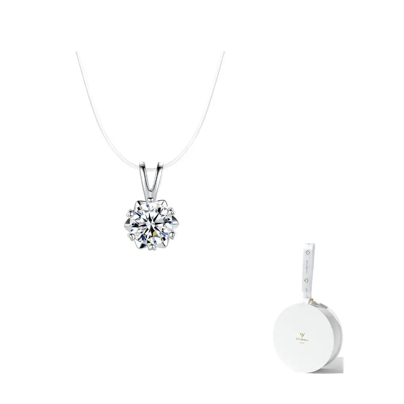 

WINY Синтетическая бижутерия с кубическим цирконием, женские серебряные ожерелья