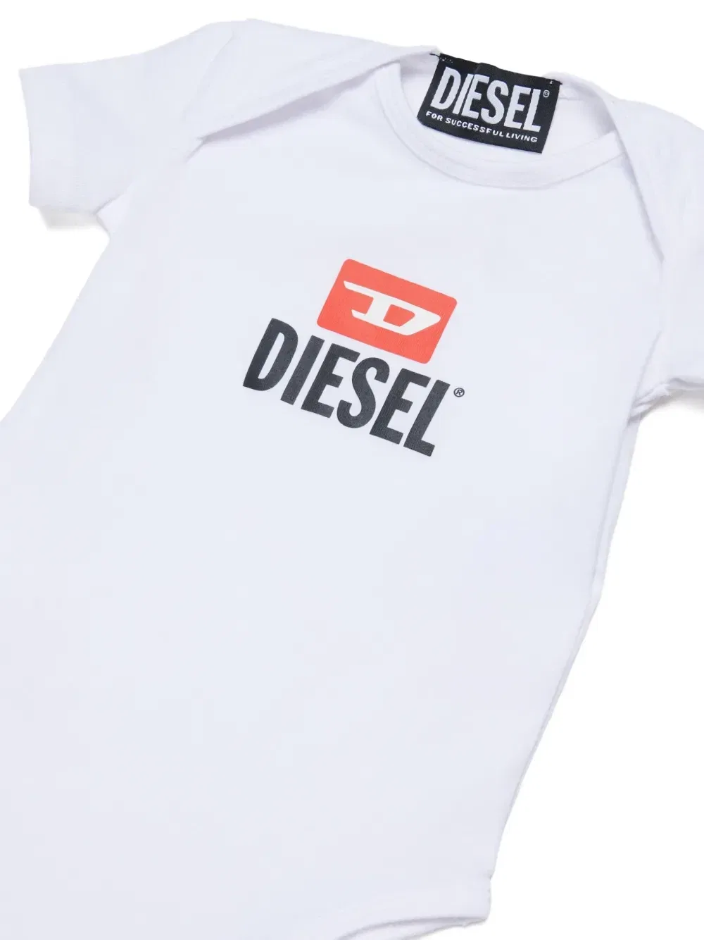 Боди с логотипом Diesel Kids, белый — фото 3