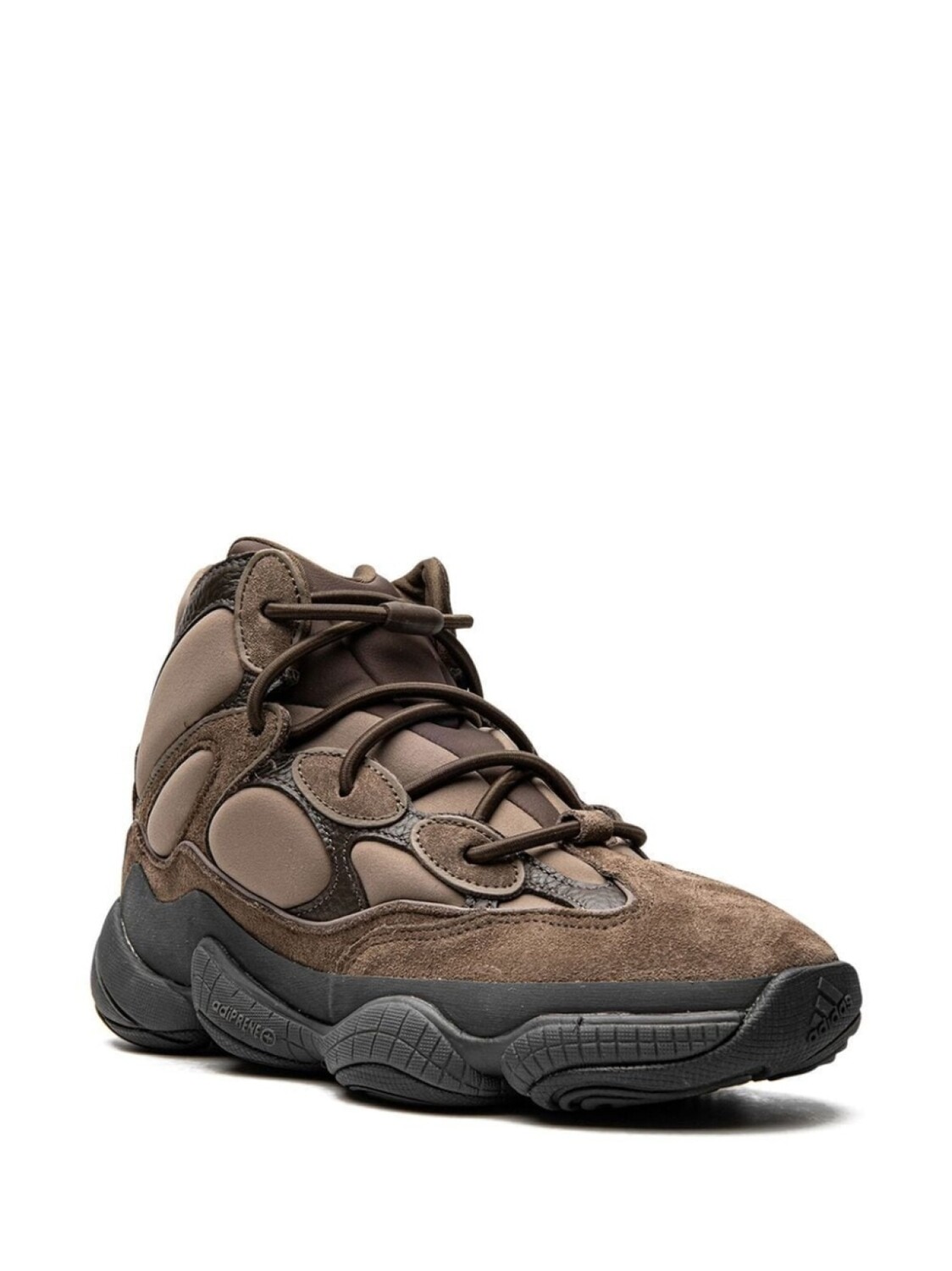 Adidas кроссовки YEEZY 500 High Taupe Black, коричневый — фото 2
