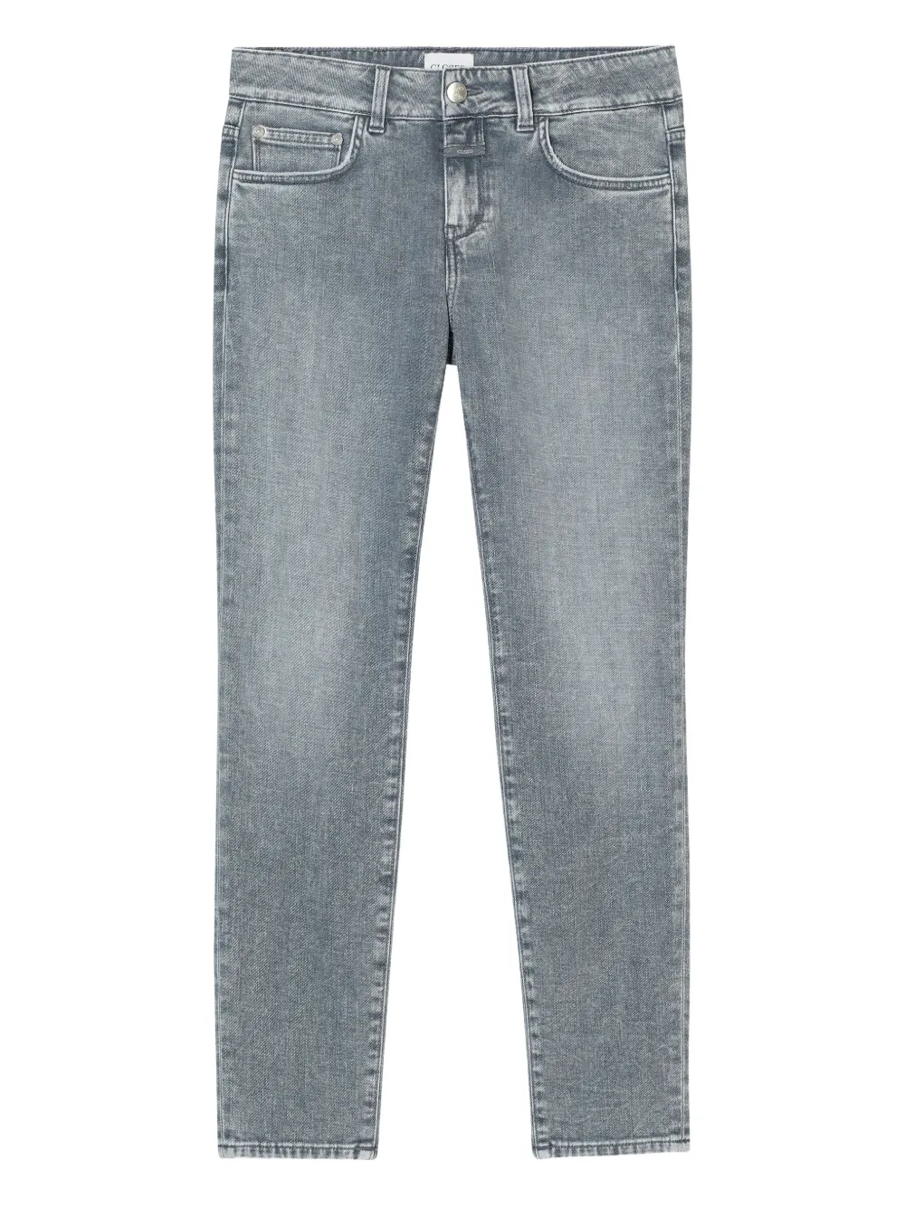 

Джинсы с нашивкой-логотипом Closed, серый