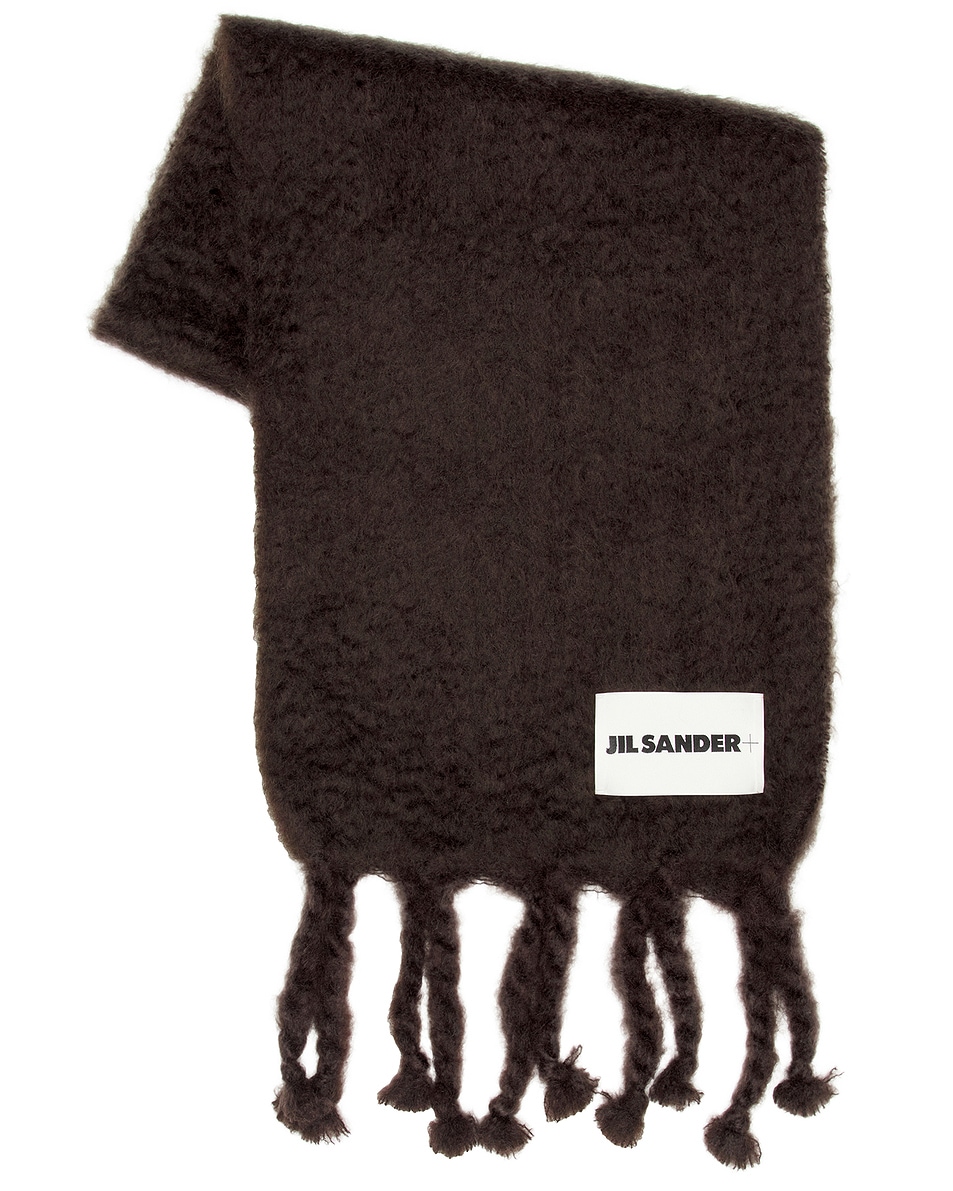 

Шарф Logo Plain Jil Sander, Burgundy