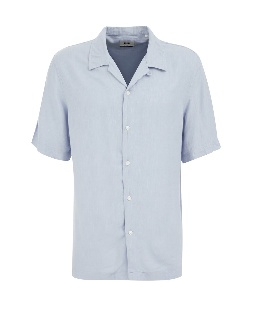 

Рубашка на пуговицах классического кроя WE Fashion, светло-синий