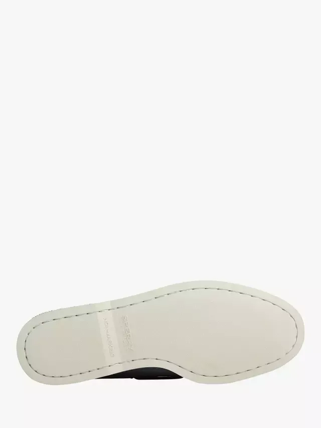 Оригинальные лодочные туфли Gold Cup с двумя люверсами Sperry, Navy — фото 4