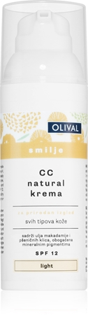 

Увлажняющий крем cc spf 12 Olival Immortelle Natural, Light 50 ml