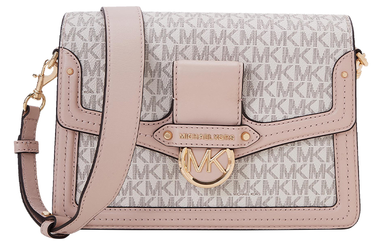 

MICHAEL KORS Сумка-мессенджер Jessie из искусственной кожи, наплечная сумка, кросс-боди средний размер женская vanilla white & pink