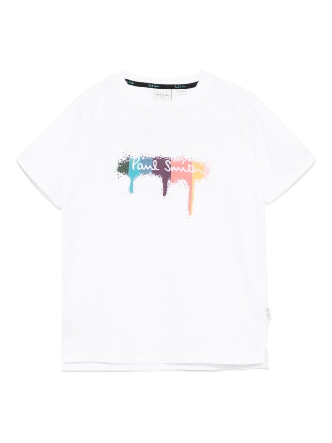 

Футболка с рисунком в полоску художника Paul Smith Junior, белый