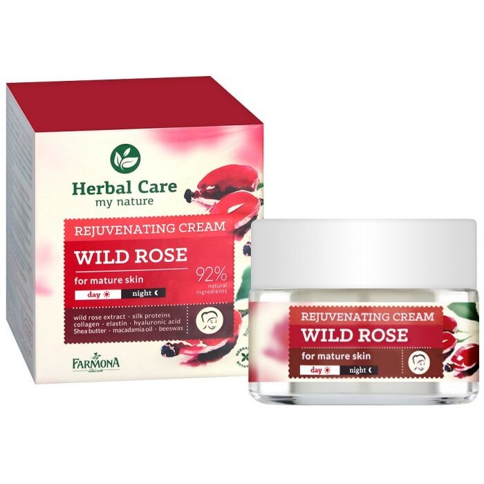 

Крем для лица Herbal Care Crema Rejuvenecedora Rosa Salvaje Farmona, 50 ml