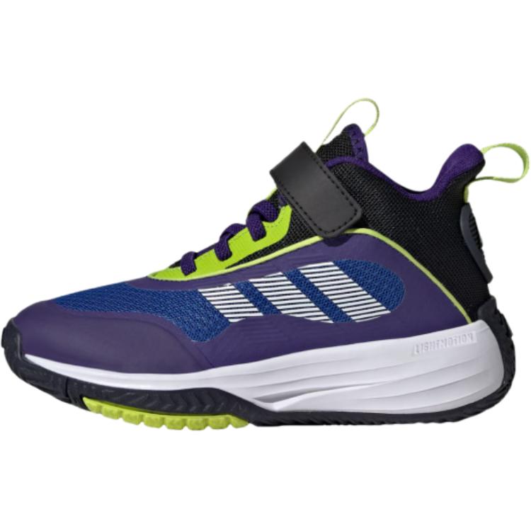 

Антискользящие износостойкие баскетбольные кроссовки мид-топ синие детские Adidas