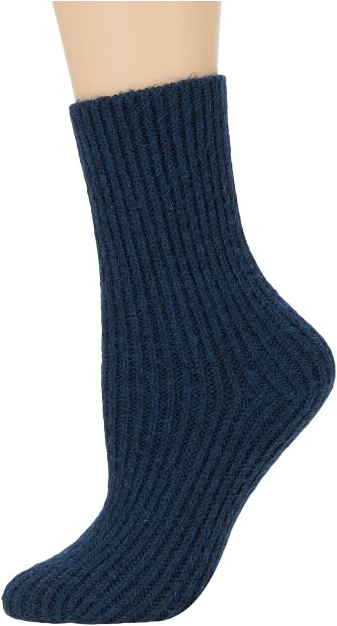 

Носки Eberjey The Ribbed Sock, цвет Indigo Blue